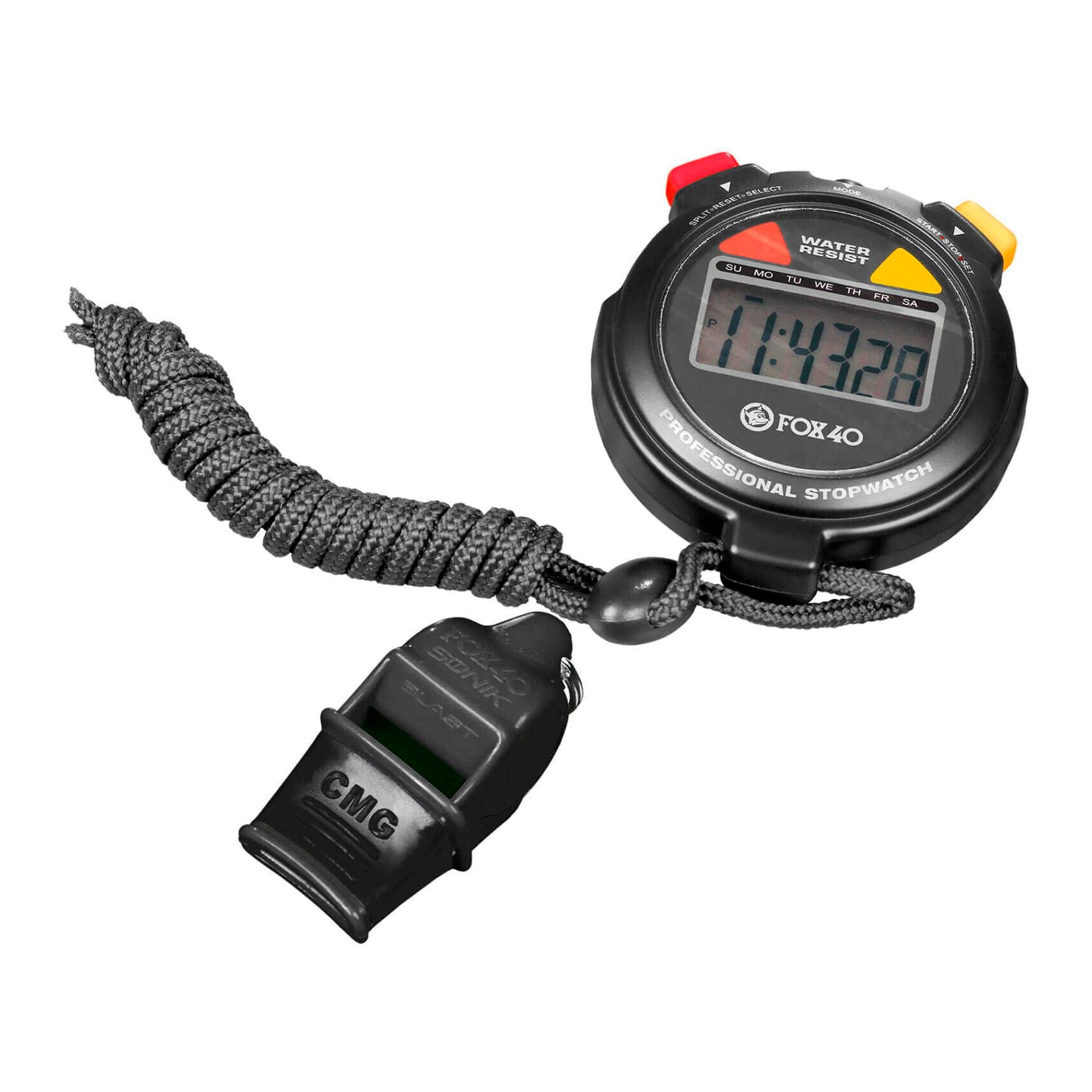 Fox 40 Whistle + Stopwatch