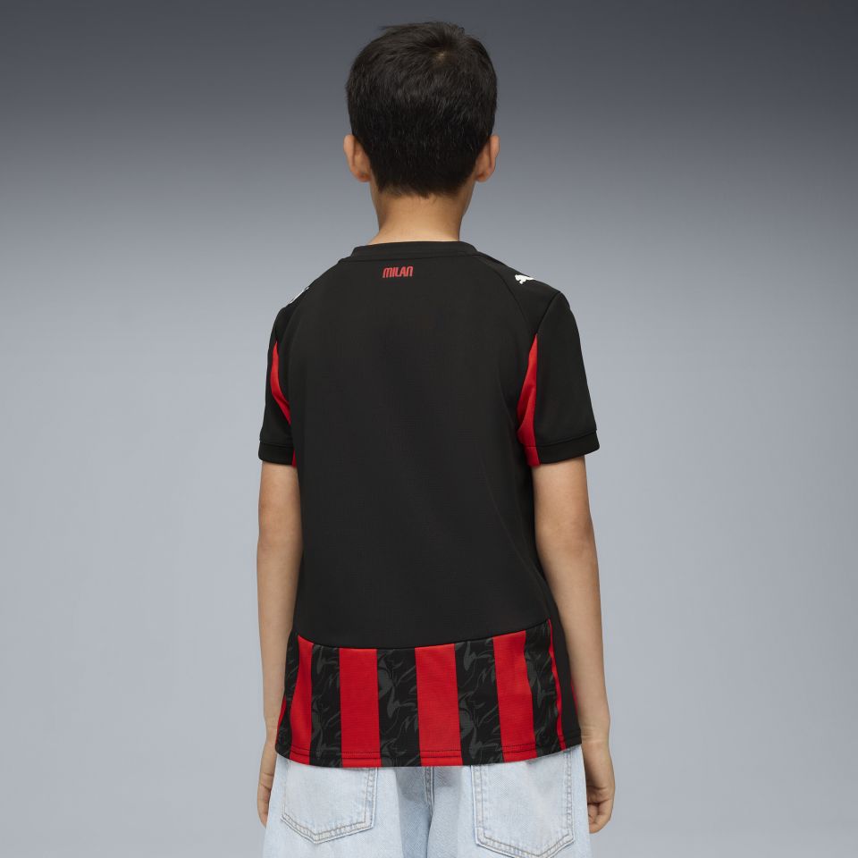 Puma AC Milan 2025-26 Home Jersey - Youth