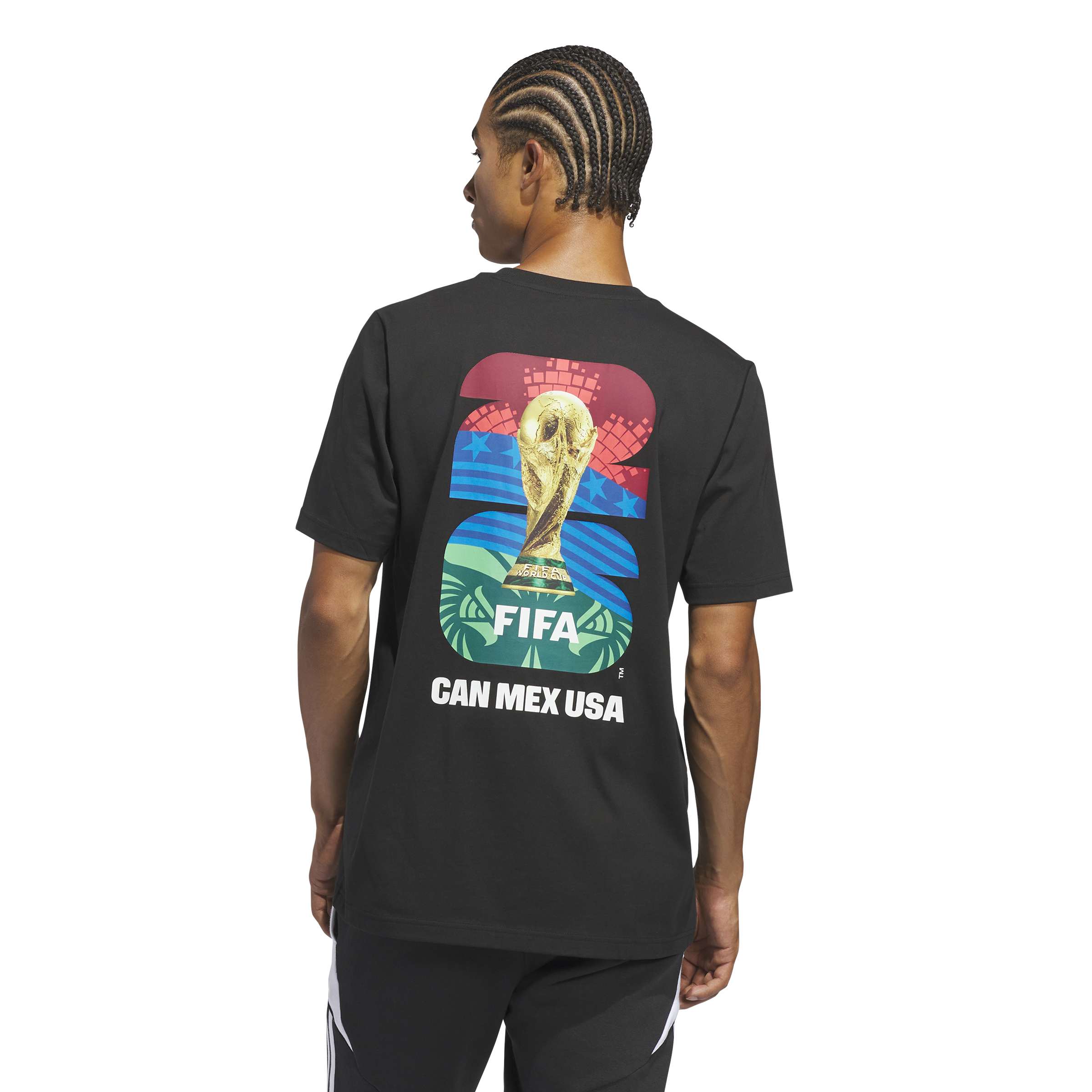 Adidas FIFA World Cup 26™ Match Ball Graphic Tee (Black) - Adult