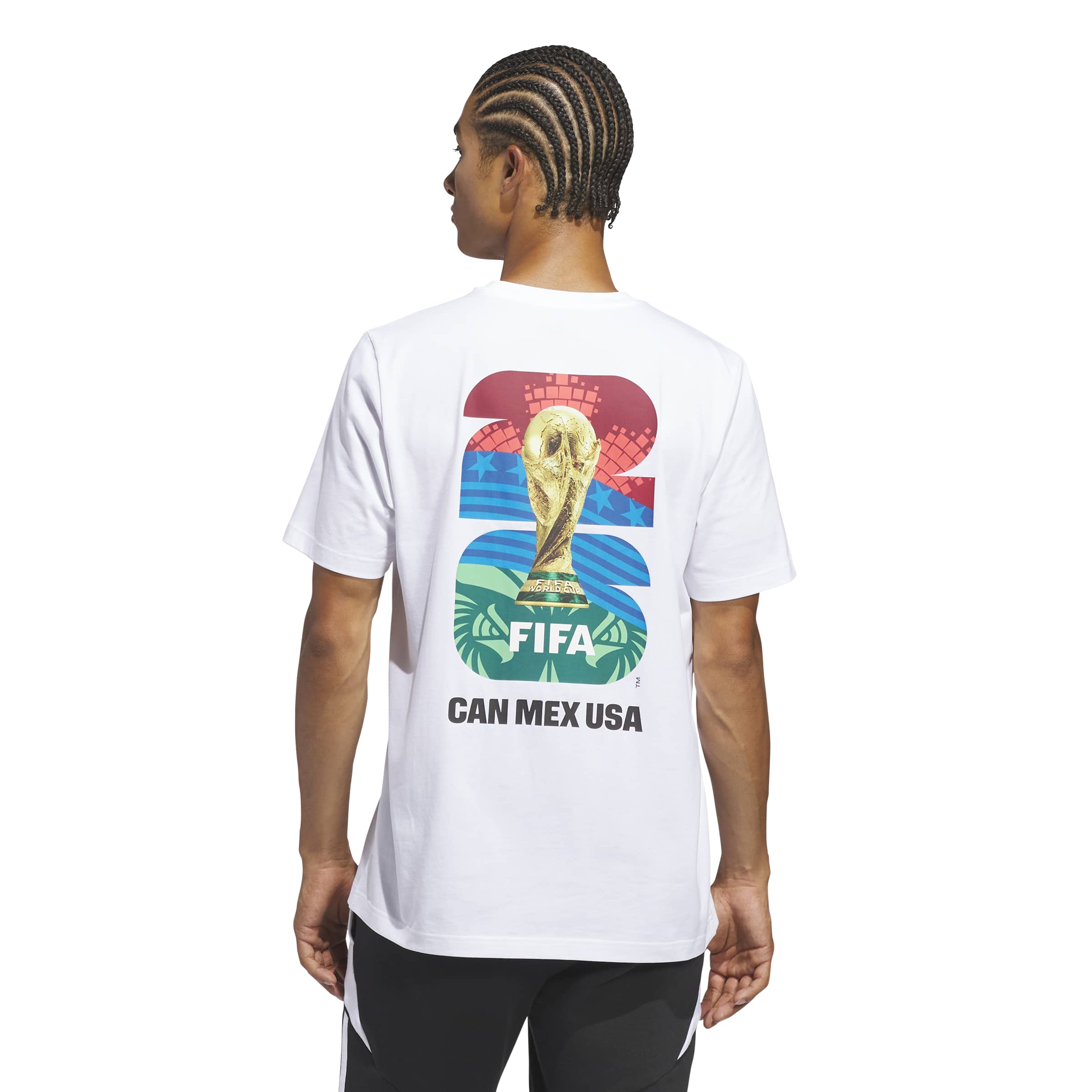 Adidas FIFA World Cup 26™ Match Ball Graphic Tee (White) - Youth