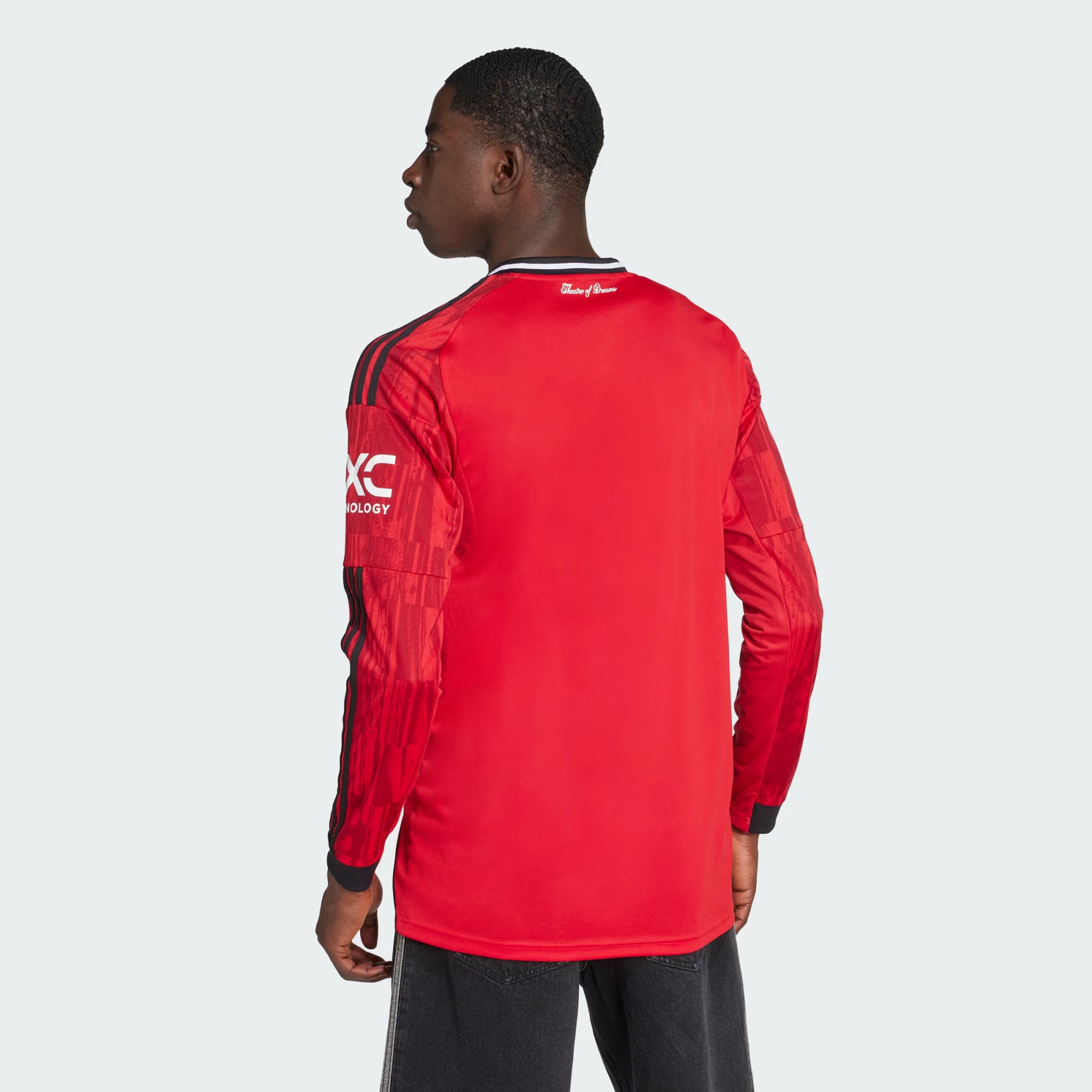 Adidas Manchester United 2025-26 Long Sleeve Home Jersey - Adult