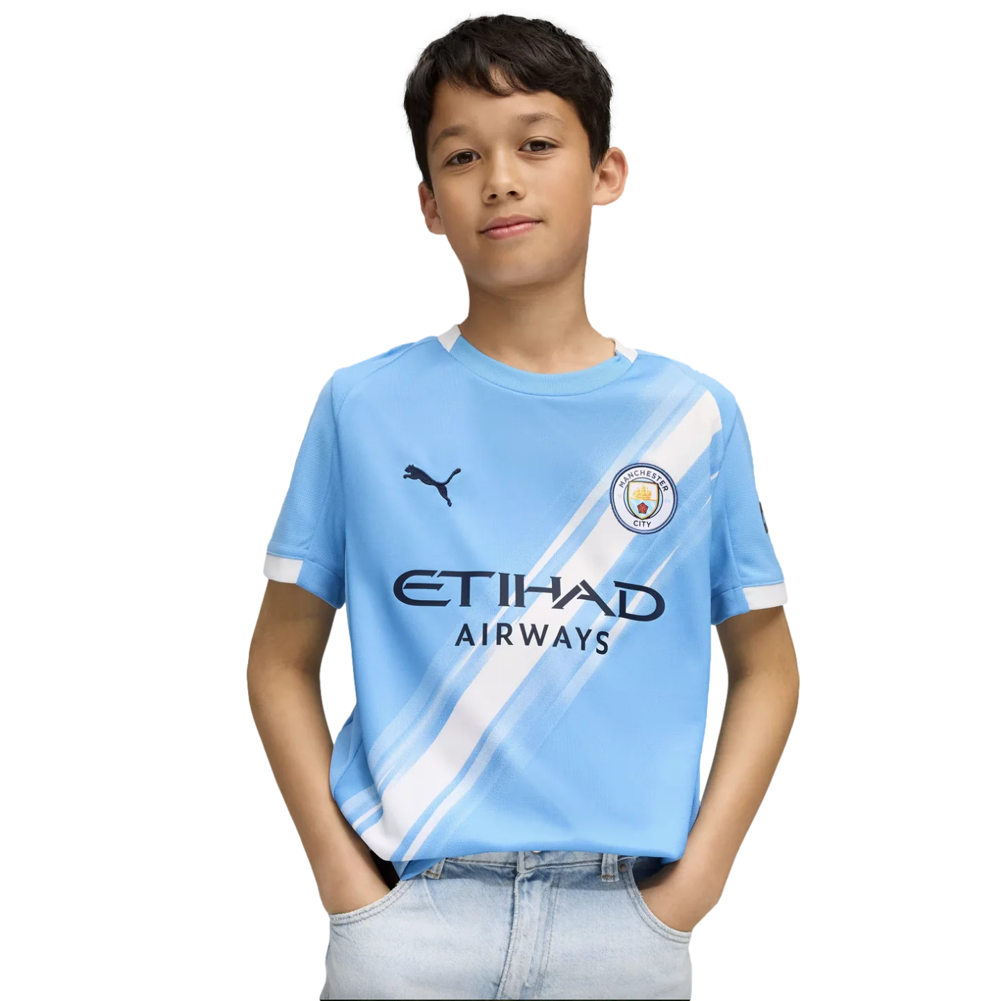 Puma Manchester City 2025-26 Home Jersey - Youth