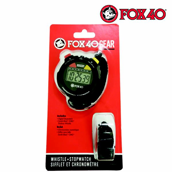 Fox 40 Whistle + Stopwatch