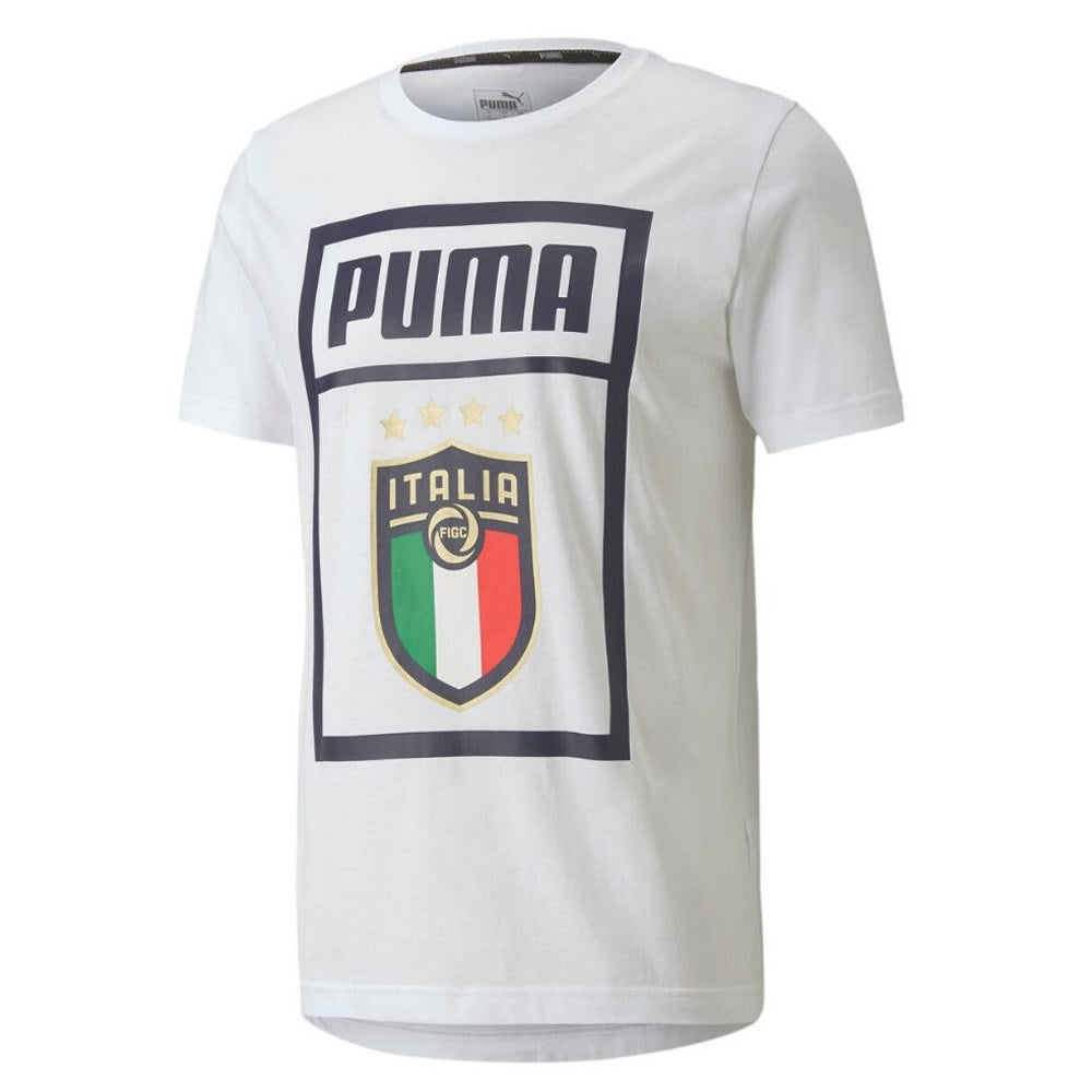 Puma FIGC DNA Tee (White) - Adult