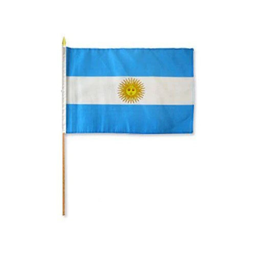 Argentina Stick Flag - 12 x 18