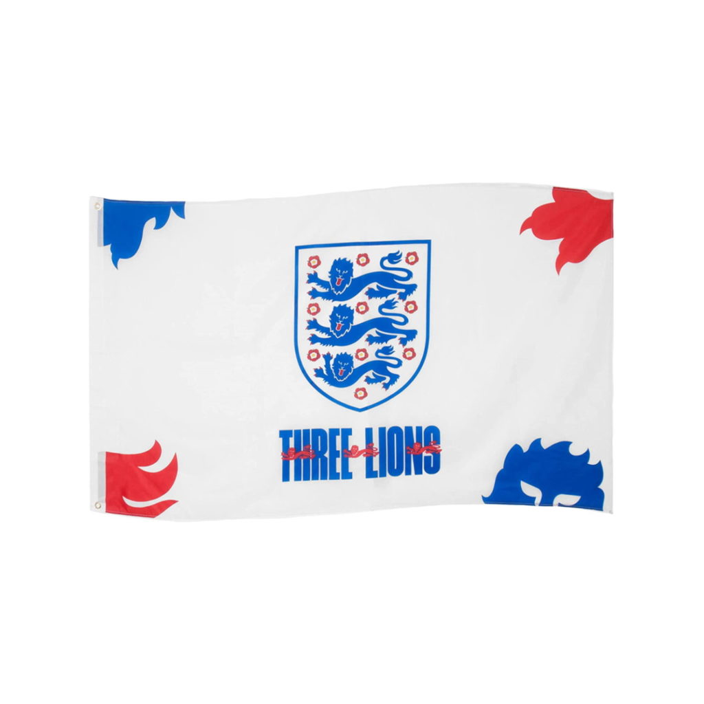 England 3 Lions Football Flag