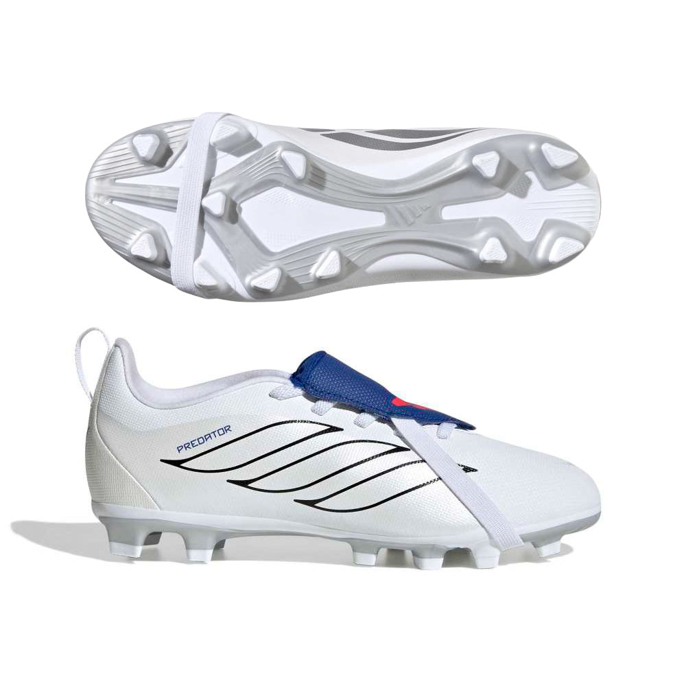 PREDATOR サッカーシューズ ホワイト/シルバー Adidas Predator Club FT EL FG/MG - Youth – Soccer City