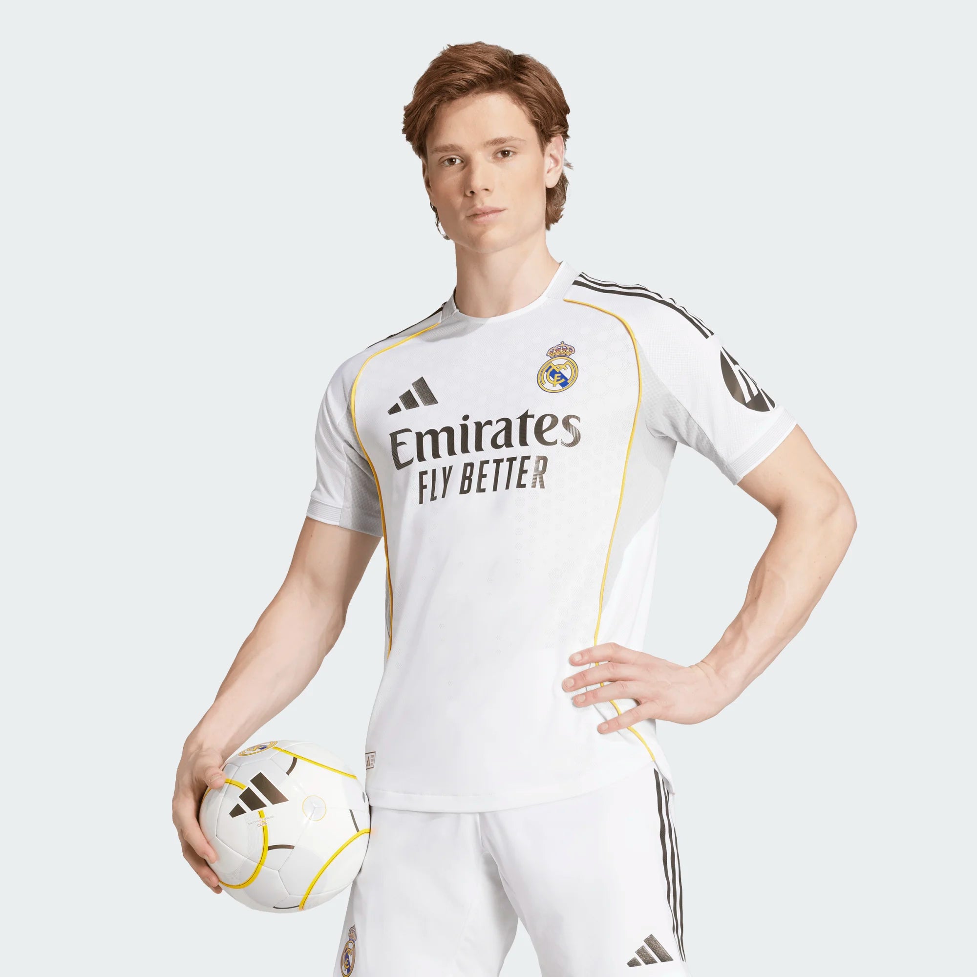 Adidas Real Madrid 2025-26 Home Authentic Jersey - Adult