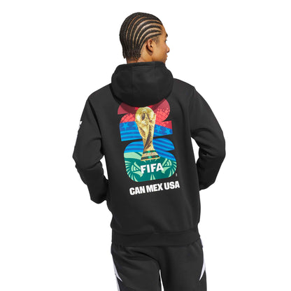 Adidas FIFA World Cup 26™ Match Ball Graphic Hoodie (Black) - Youth
