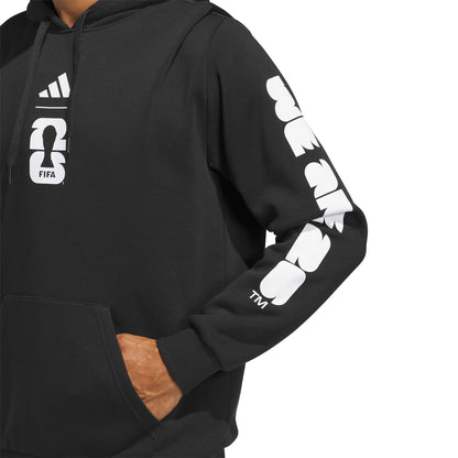 Adidas FIFA World Cup 26™ Match Ball Graphic Hoodie (Black) - Youth