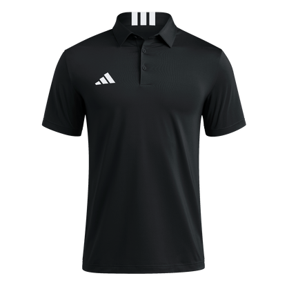 Adidas Three Stripe Short Sleeve Polo - Adult