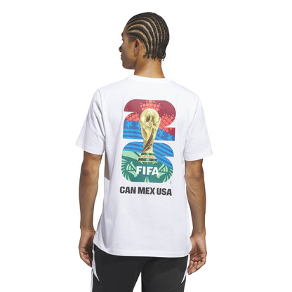 Adidas FIFA World Cup 26™ Match Ball Graphic Tee (White) - Youth