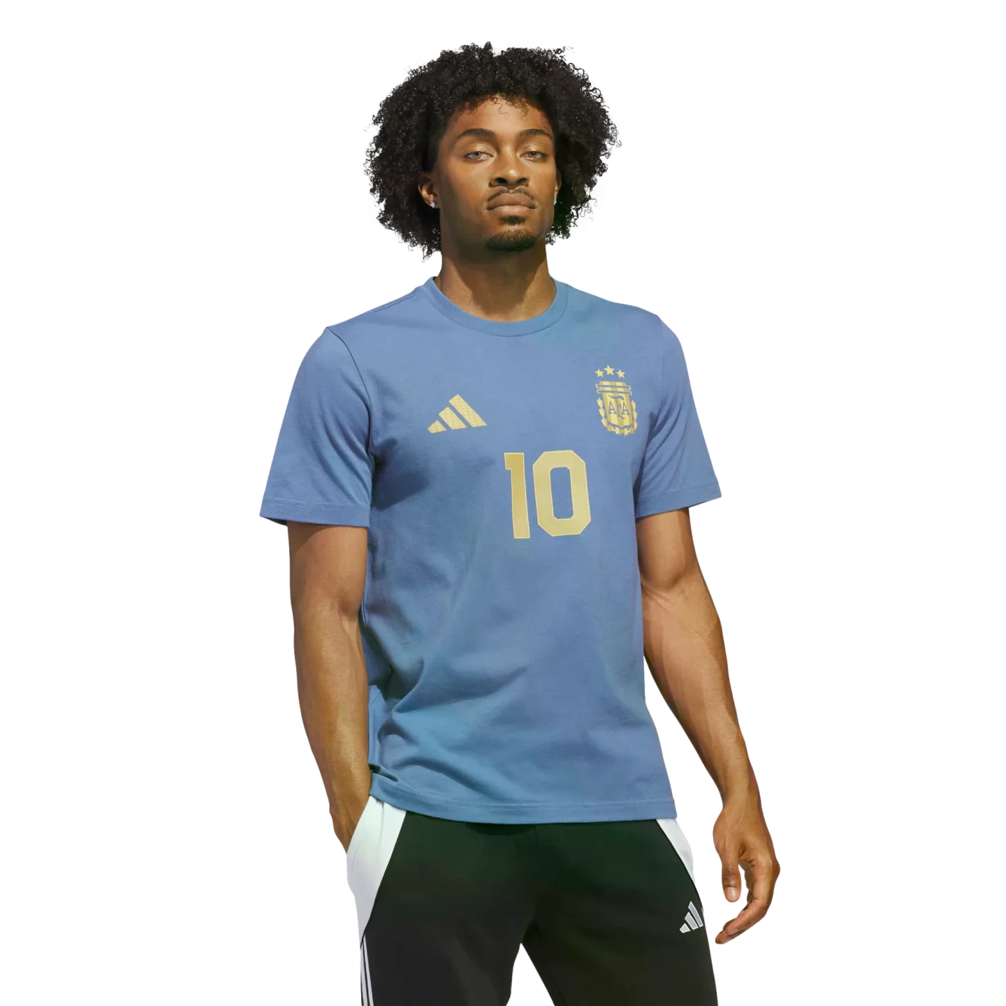 Adidas Messi Argentina N&N Tee - Adult