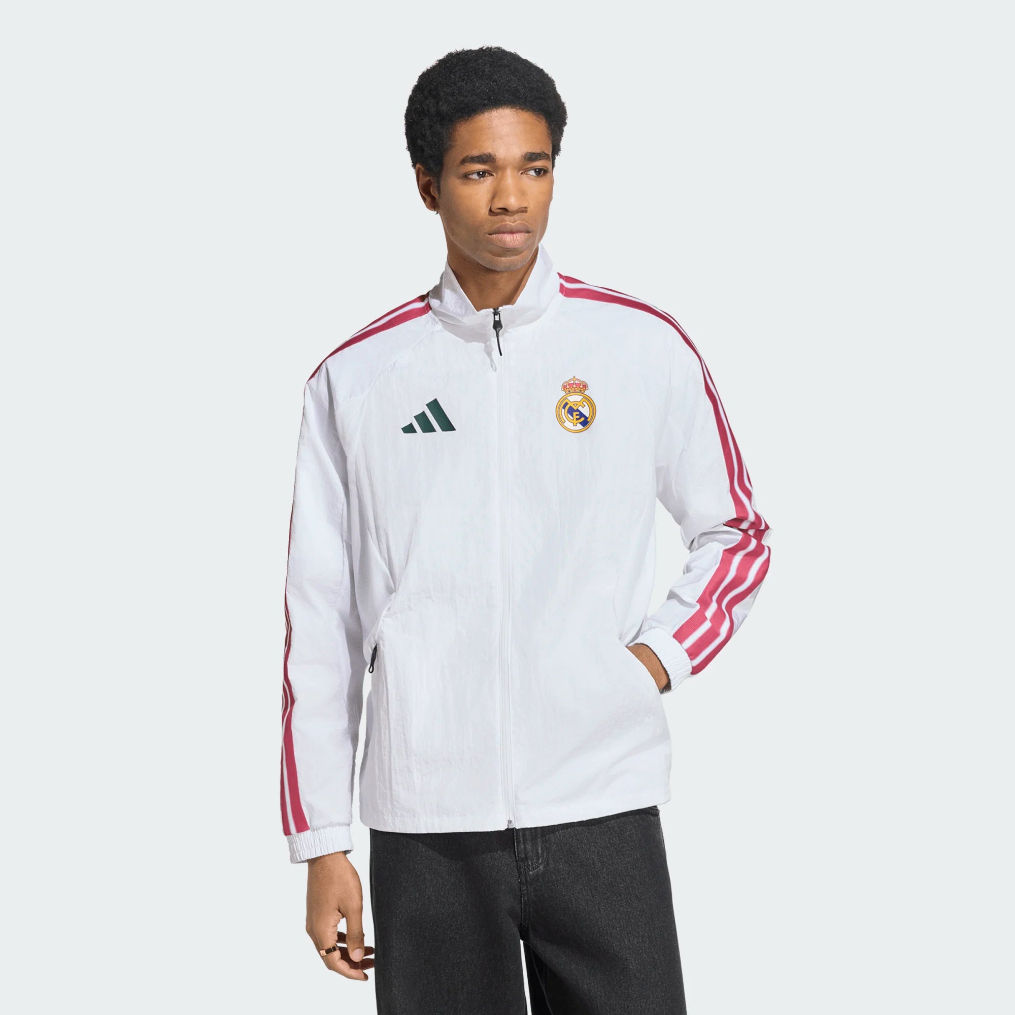 Adidas Real Madrid 2026/27 Anthem Jacket - Adult