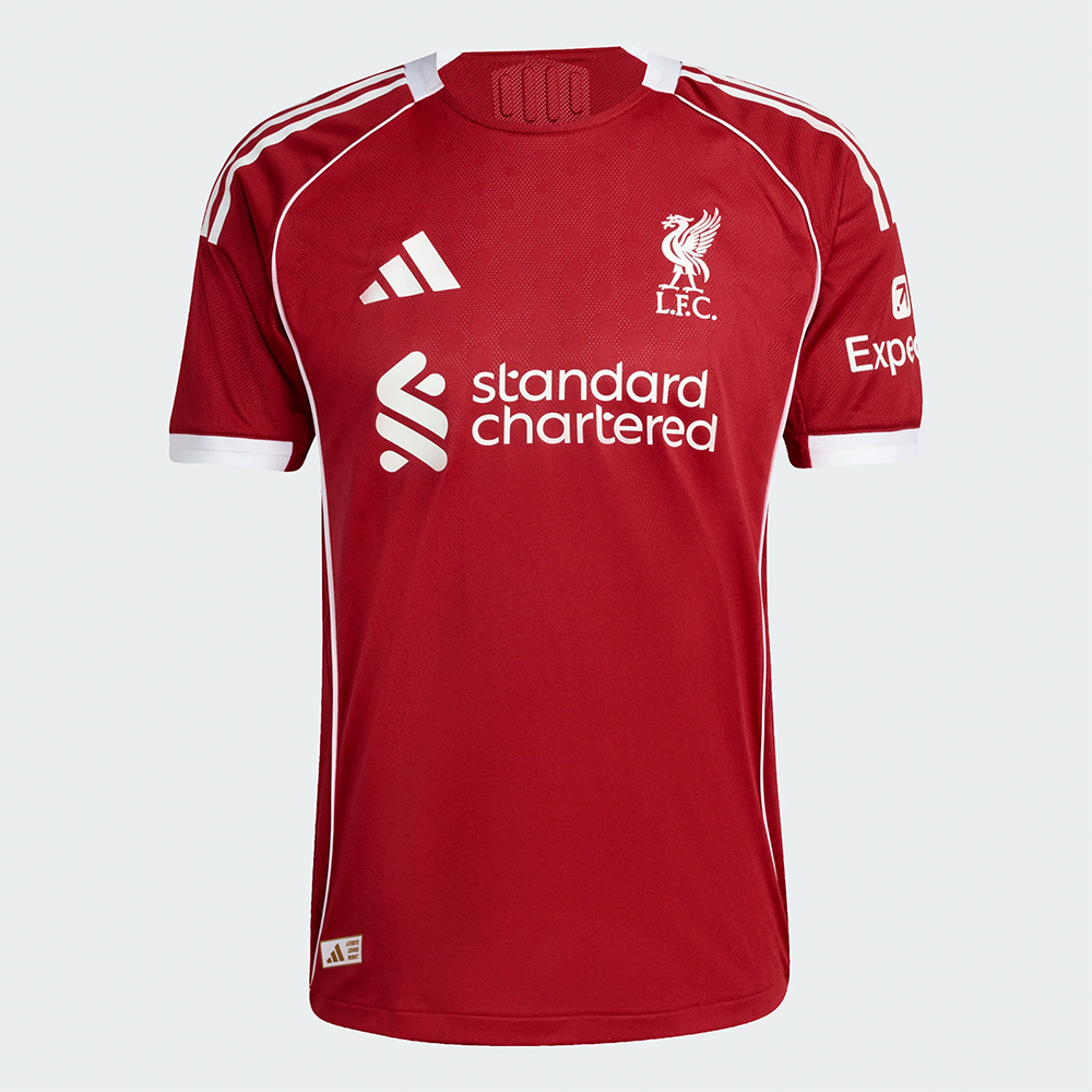Adidas Liverpool FC 2025-26 Authentic Home Jersey - Adult