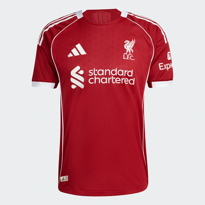 Adidas Liverpool FC 2025-26 Authentic Home Jersey - Adult