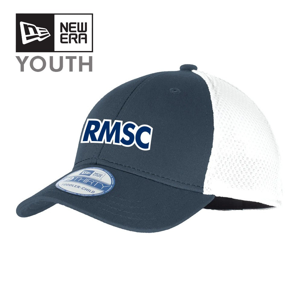 [RMSC] New Era® Stretch Mesh Cap (Navy/White) - Youth