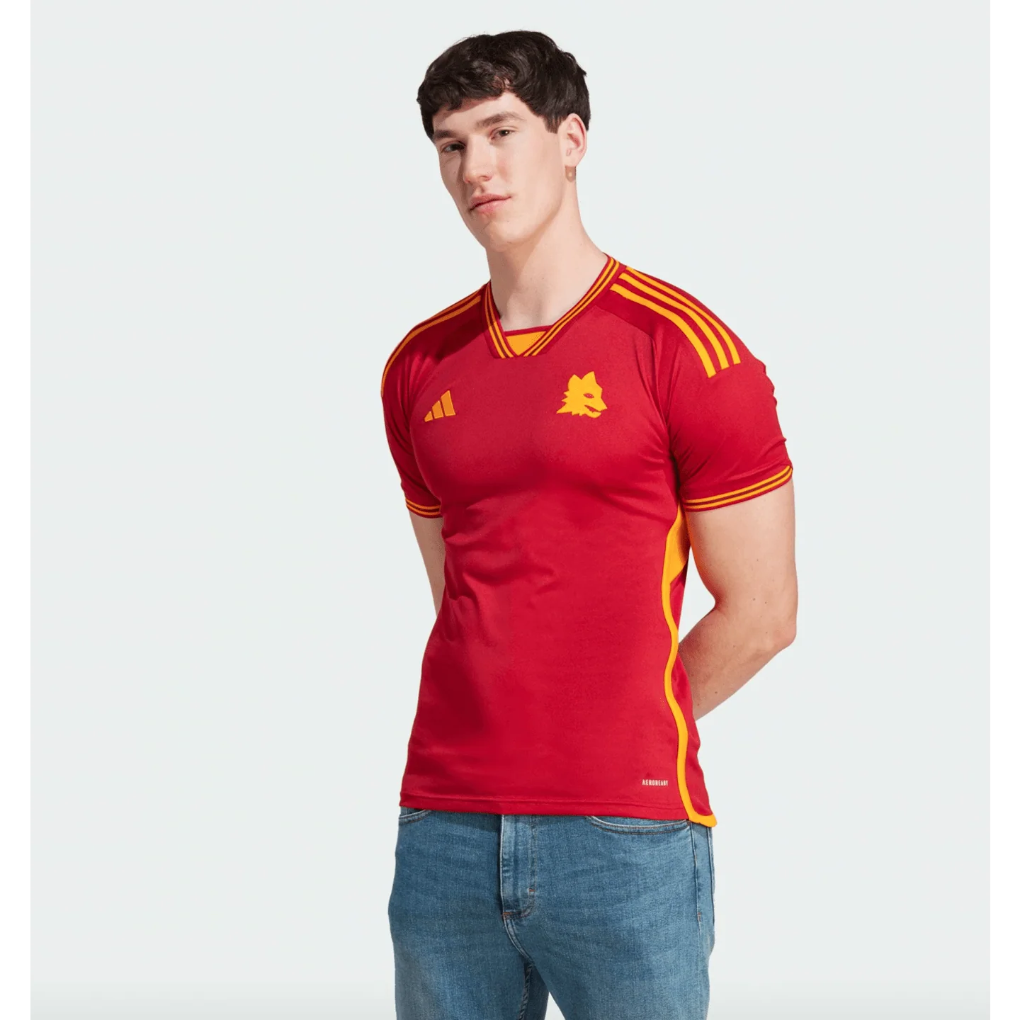 Adidas Roma Home 2023/24 Jersey - Adult