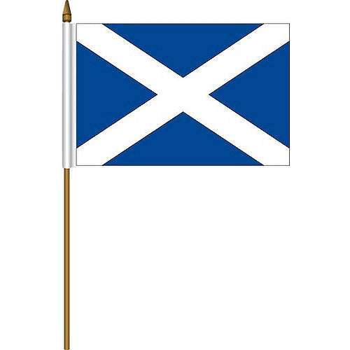 Scotland Stick Flag - 4 x 6